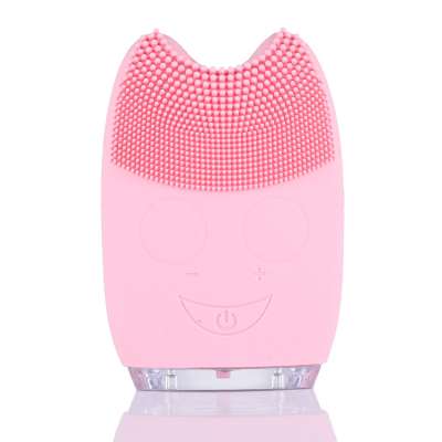 Massager Waterproof Sonic Silicone Facial Cleansing Brush and Electric Face Cleanser