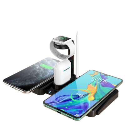 Amazon Top Seller 2019 4 in 1 Wireless Charger for Ios Android